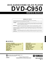 Yamaha DVDC-950 - Service Manual